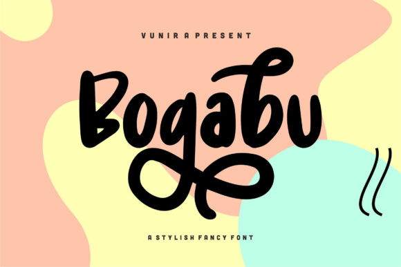 Bogabu: A Trendy Display Font for Editorial Design