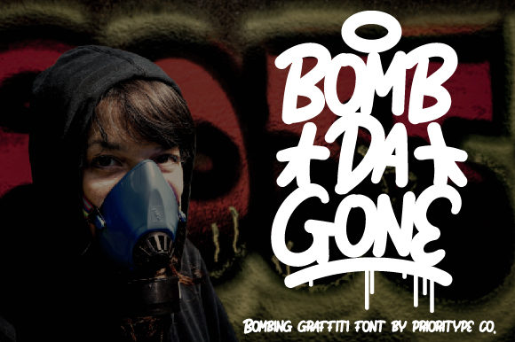 Bomb Da Gone: A Dynamic Graffiti Font for Editorial Design