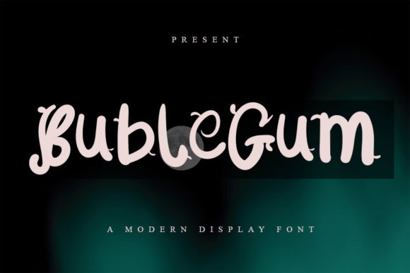 BubleGum: A Whimsical Display Font for Modern Web Design