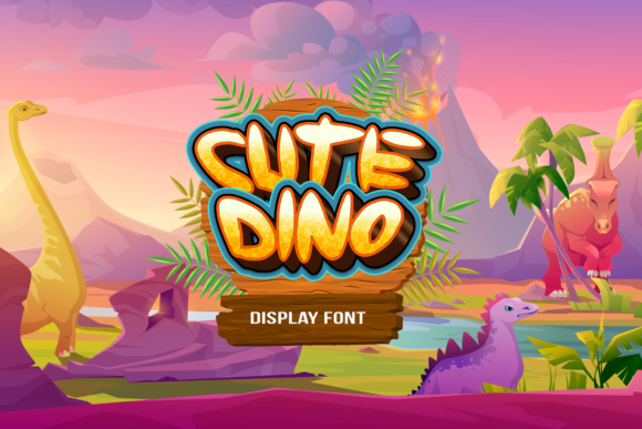 Cute Dyno: A Playful Display Font for Creative Web Design