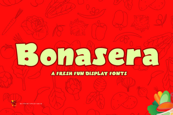 Discover Bonasera: A Playful Display Font for Web Design
