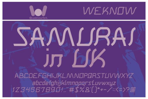 Enhance Your Brand with Samurai in Uk Font