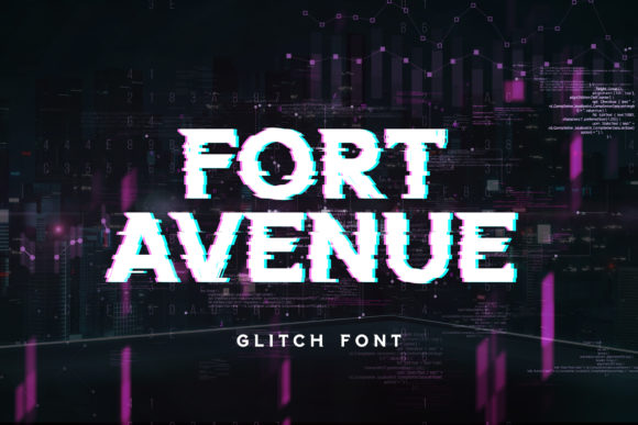 Fort Avenue: A Modern Display Font for Crafters