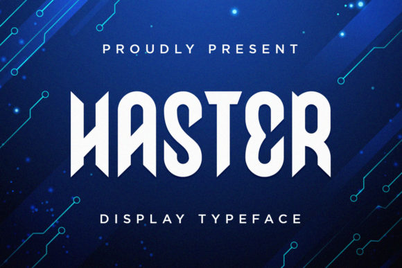 Haster: A Bold and Stylish Typeface for Editorial Design