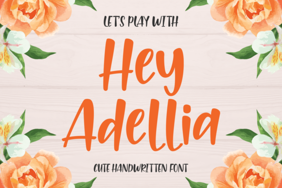 Hey Adellia: A Fresh Display Font for Creative Branding