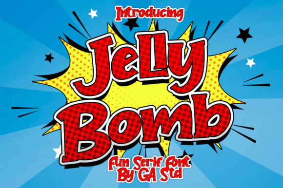 Jelly Bomb: A Charming Display Font for Creative Makers