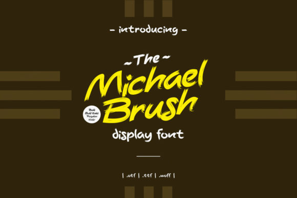 Michael Brush: A Youthful and Friendly Display Font
