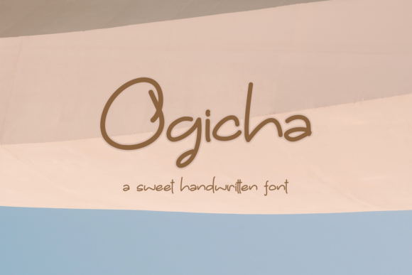 Ogicha: A Handwritten Font for Editorial Elegance