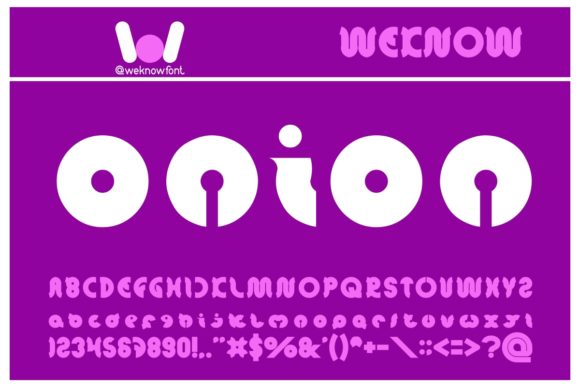 Onion Rings: A Stylish Display Font for Modern Web Design