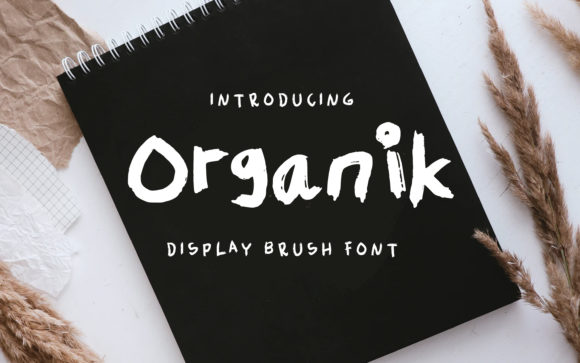 Organik: A Joyful Display Font for Creative Branding