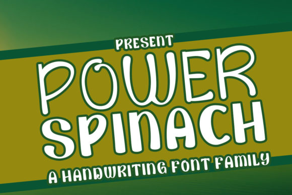 Power Spinach: A Bold and Energetic Display Font