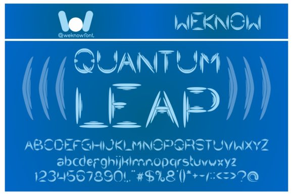 Quantum Leap: A Futuristic Display Font for Modern Web Design