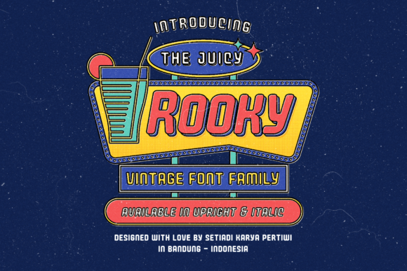 The Juicy Rooky: A Classic Display Font for Modern Web Design