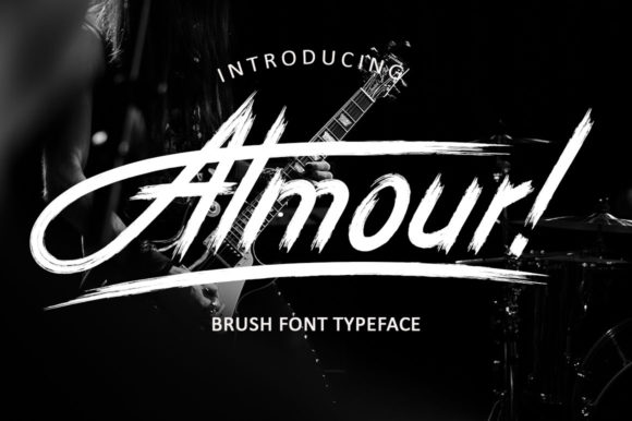 Transform Your Brand with Almour: A Unique Brushed Display Font