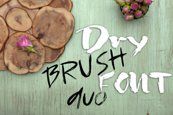 Transform Your Brand with Dry Brush Duo Font