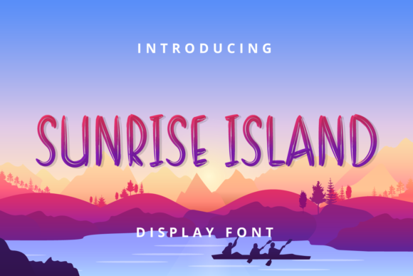 Transform Your Brand with Sunrise Island Font