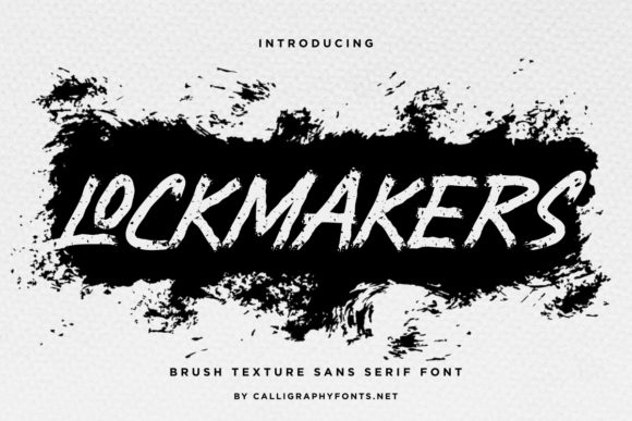 Unlock Creativity with Lockmakers: A Charming Display Font