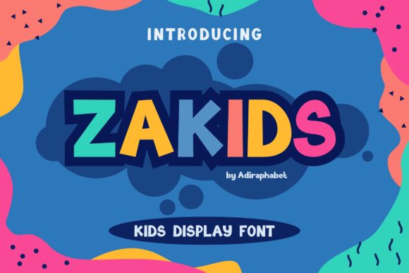 Zakids: The Playful Font for Engaging Branding